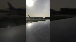 Austrian airline new york vienna amazing take off