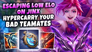 This Is How To Get MASTERS On Jinx - Carrying With Jinx On Patch 13.13 (Full Gameplay)