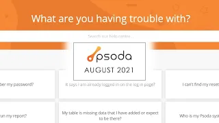 What's New in Psoda - August 2021