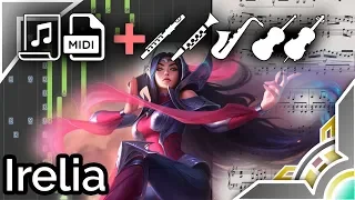 Irelia Iogin theme - League of Legends (Synthesia Piano Tutorial)