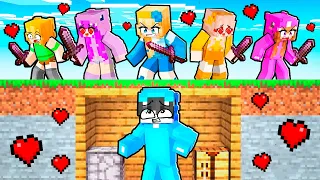 Minecraft: Nacho vs 6 FANS LOCAS Speedrun Cazadores y Corredores