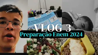 Vlog 3: Rotina de um Vestibulando rumo aos 800+ 🏃📝🙏🎒 Dia de marmitas e Enem!