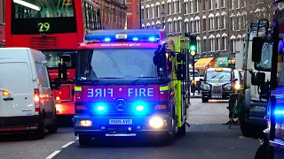 LFB Euston Fire Rescue Unit responding