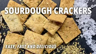 How to make Amazing Sourdough Crackers