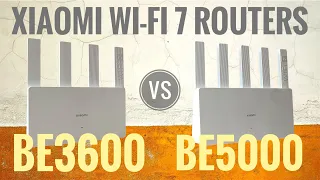 Xiaomi BE3600 vs Xiaomi BE5000 - порівняння роутерів Wi-Fi 7