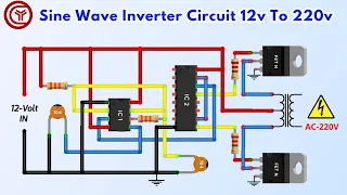 Modified sine wave inverter 12v to 220v