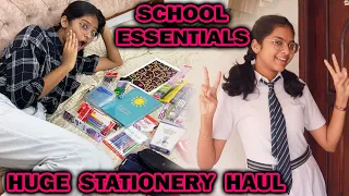 School Reopened!! Huge Stationary Haul & Shopping🤩 ||#babydragongoestoschool #Sneholic