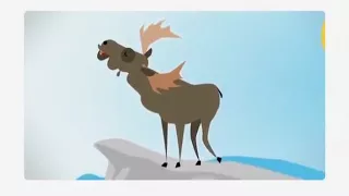 Развивающий детский мультик про лося/Developing children's cartoon about elk