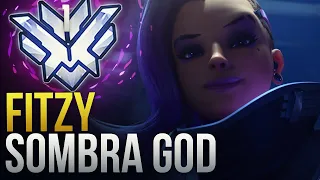 Best Of "FITZY" - RANK 1 SOMBRA - IQ PLAYS - Overwatch Montage