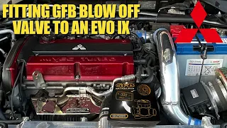 Mitsubishi Evo 9 Fitting GFB BOV Blow Off Valve