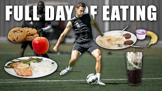 A Pro Footballer's Full Day of Eating While in Quarantine