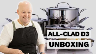 All-Clad d3 Stainless Steel 10-piece Cookware Set Unboxing | Best Stainless Cookware Set