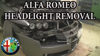 Alfa Romeo 159 Headlight Bumper Removal