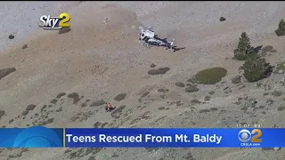 Teen Hikers Rescued From Mt. Baldy