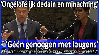 Sylvana Simons 'Ironisch, dedain & minachting, excuses?' v Mark Rutte 'Géén jota van terugnemen'