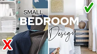 5 SMART ways to Make a Small Bedroom feel BIGGER