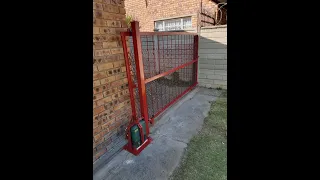 How to install a Centurion D5 Sliding gate motor by Pottie 0837782288