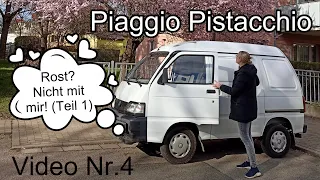 Piaggio Porter Ausbau (4/x) - ran an den Rost (und vielleicht gibt’s etwas Arbeit am Dach) 🧑🏼‍🎨