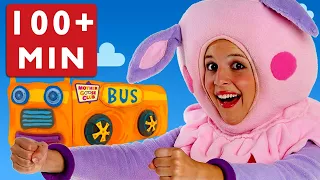 The Wheels on the Bus + More | Mother Goose Club Nursery Rhymes