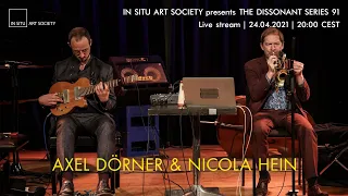 Live stream: Axel Dörner & Nicola Hein – Bonn, 24.04.2021