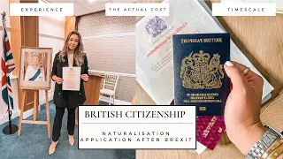 How I got British Citizenship and a British Passport 2022 | NATURALISATION APPLICATION AFTER BREXIT