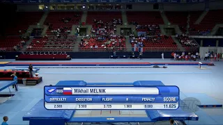 MELNIK Mikhail (RUS) - 2017 Trampoline Worlds, Sofia (BUL) - Qualification Trampoline Routine 1