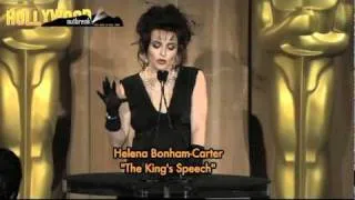 HELENA BONHAM-CARTER'S "THE KING'S SPEECH" NOMINATION DISAPPOINTMENT... "I WANTED TO PLAY GEORGE"