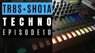 TECHNO with the Roland TR8S + SH01A: Episode #10