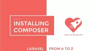 Laravel tutorial - Episode 1 - Installing Composer