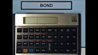 Calculating the Price of a Bond with a HP12C