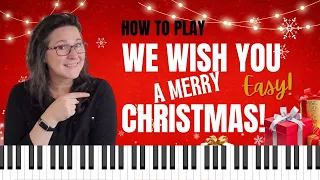 How to Play We Wish You a Merry Christmas on Piano | Chording with Christmas 8 |