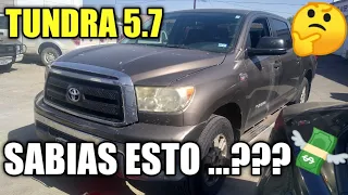 TOYOTA TUNDRA 5.7 ....SABIAS ESTO...??? 😲