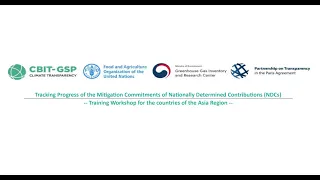 Introductory Webinar on Tracking Progress of the Mitigation Commitments of NDCs