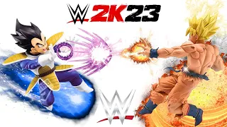 🔥WWE 2K23 | Goku vs. Vegeta | Dragon Ball Z | Full Match!