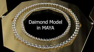 how to make diamond model in Autodesk Maya tutorial for beginners