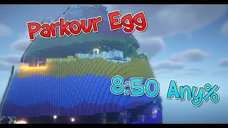 (Outdated wr, new wr 8:17 by Brilux) Parkour Egg in 8:50 / Any% Third Place run