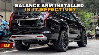 Is it okay to install balance arm?