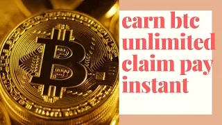 Earn unlimited bitcoin, claim every zero minute instant payment in faucethub account