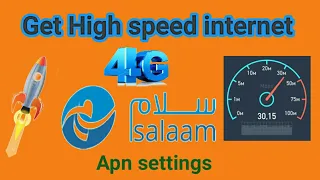 Salaam SIM Apn settings, Salaam 4G network settings ||