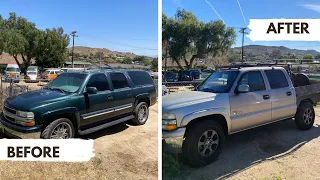 Suburban to Silverado Conversion! (SUV to TRUCK)