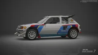 Peugeot 205 T16 Evolution II Rally Car 1986