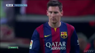 Messi vs Atletico Madrid (Home) liga 2014-15 english commentary hd 1080P
