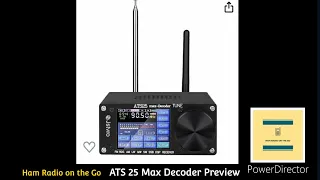 ATS 25 Max Decoder Shortwave Radio first look and preview. #shortwave #hamradio