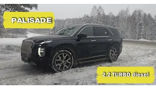 HYUNDAI PALISADE 2019 перегон и обзор. Владивосток-Вологда (декабрь 2022)