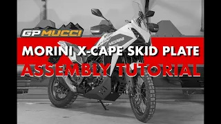 Moto Morini X-Cape - Thor skid plate install tutorial 2024