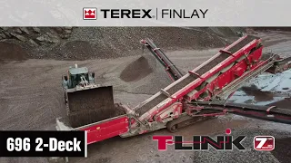 Terex Finlay 696 2 deck screener & TC 100 conveyor