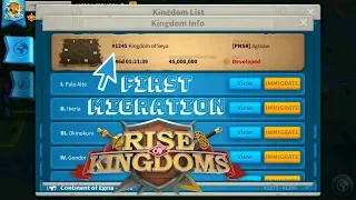 How to Migrate to another kingdom - Rise of Kingdoms