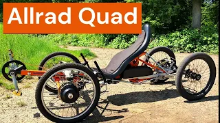 Eigenbau Allrad E Quad Liegerad