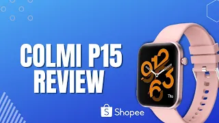 Comprinha no shopee! Review do smartwatch Colmi P15.