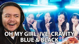 HYOJUNG, ARIN, JANG WONYOUNG, LEESEO, SERIM, JUNGMO - 'BLUE & BLACK' MV | REACTION